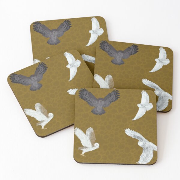 Item preview, Soaring Owls Brown designed and sold by Ashley Gagnon.