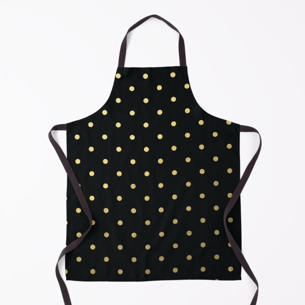 Item preview, Black and Gold Polka Dots Pattern designed and sold by StudioBlack.