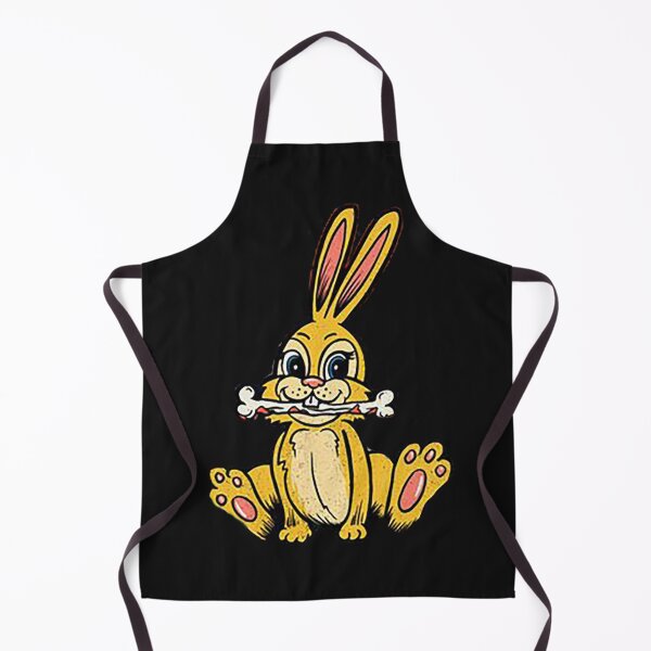 Item preview, bunny with a bone, bungle,easter bunny, yellow bunny, cartoon bunny, designed and sold by Nostrathomas66.