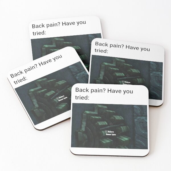 Item preview, Back Pain Meme designed and sold by Coddiwomple3.