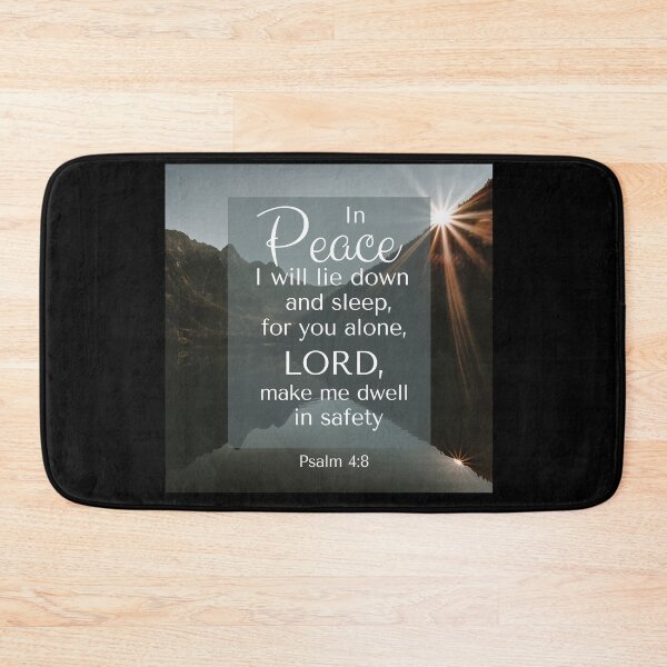 Item preview, In Peace Psalms 4: 8 Sticker designed and sold by AliDeus.
