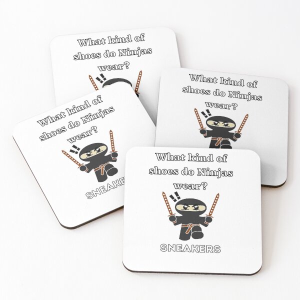 Item preview, What kind of shoes do Ninjas wear? designed and sold by Georgeox.