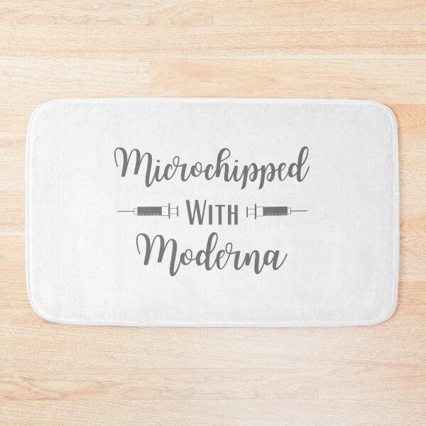 Item preview, Microchipped With Moderna | Moderna Vaccine designed and sold by Presto Prints Design.