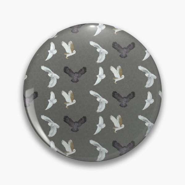 Item preview, Soaring Owls Grey designed and sold by Ashley Gagnon.