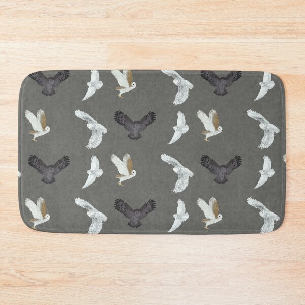 Item preview, Soaring Owls Grey designed and sold by Ashley Gagnon.