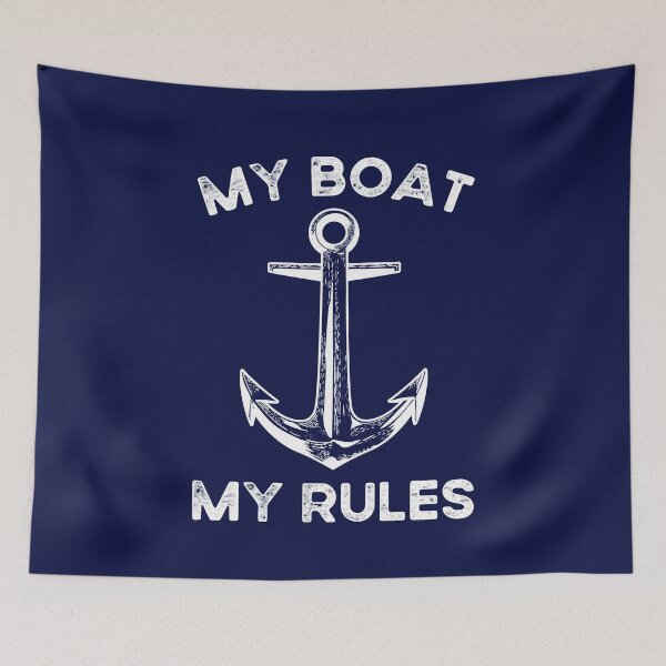 Item preview, My Boat My Rules, Funny Captain  designed and sold by Everythingafter.