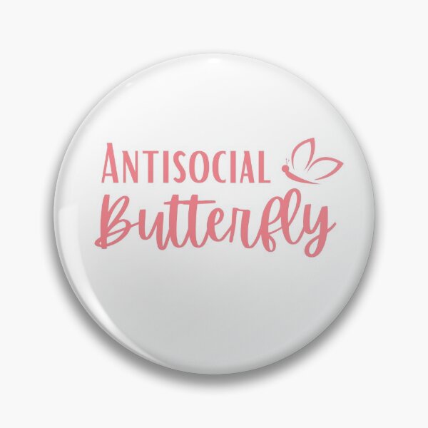 Item preview, Mariposa antisocial | Camisa antisocial designed and sold by Presto Prints Design.