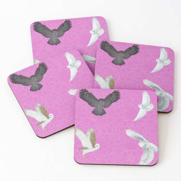 Item preview, Soaring Owls Pink designed and sold by Ashley Gagnon.