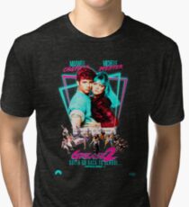 Neon 80's GREASE 2 Tri-blend T-Shirt