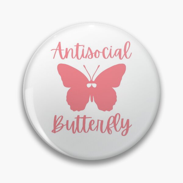 Item preview, Mariposa antisocial | Camisa antisocial designed and sold by Presto Prints Design.