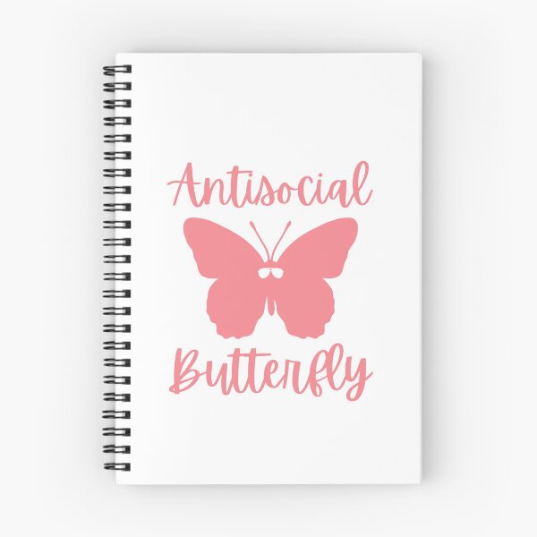 Aperçu de l'œuvre Papillon antisocial | Chemise antisociale créée et vendue par Presto Prints Design.