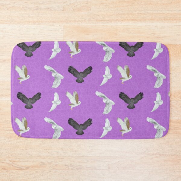 Item preview, Soaring Owls Purple designed and sold by Ashley Gagnon.