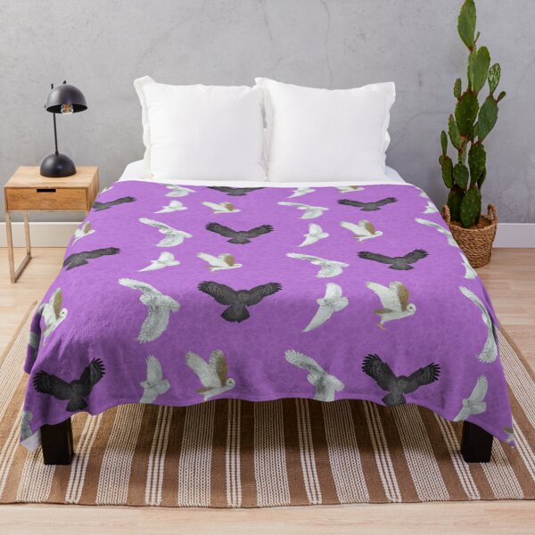 Item preview, Soaring Owls Purple designed and sold by Ashley Gagnon.