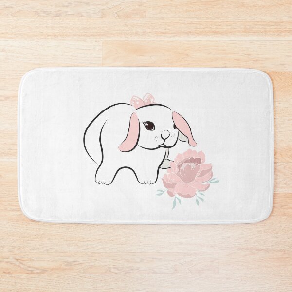 Item preview, Pink Bunny Rabbit and Flower designed and sold by Moyanana.
