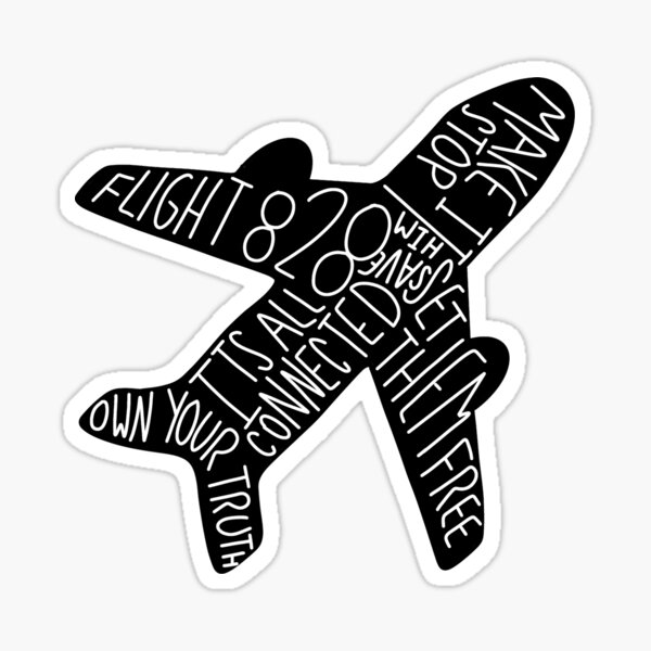 Manifest Flight 828 Sticker