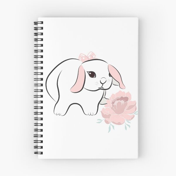Item preview, Pink Bunny Rabbit and Flower designed and sold by Moyanana.