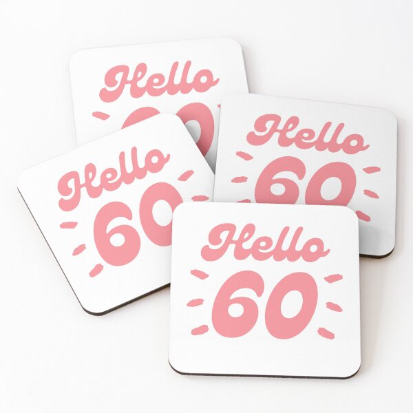 Item preview, Hello 60 | 60th Birthday designed and sold by Presto Prints Design.