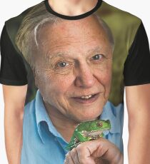 David Attenborough All Over Print T-Shirt Graphic T-Shirt