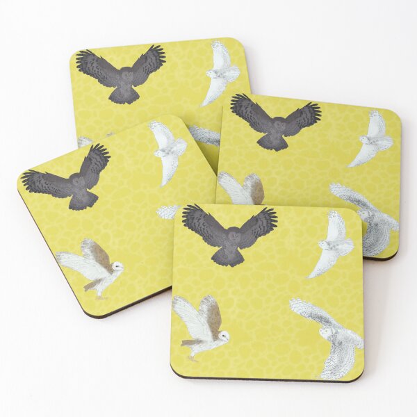 Item preview, Soaring Owls Yellow designed and sold by Ashley Gagnon.