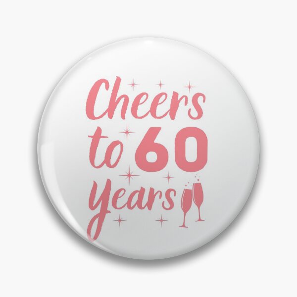 Item preview, Cheers to 60 Years | 60th Birthday designed and sold by Presto Prints Design.