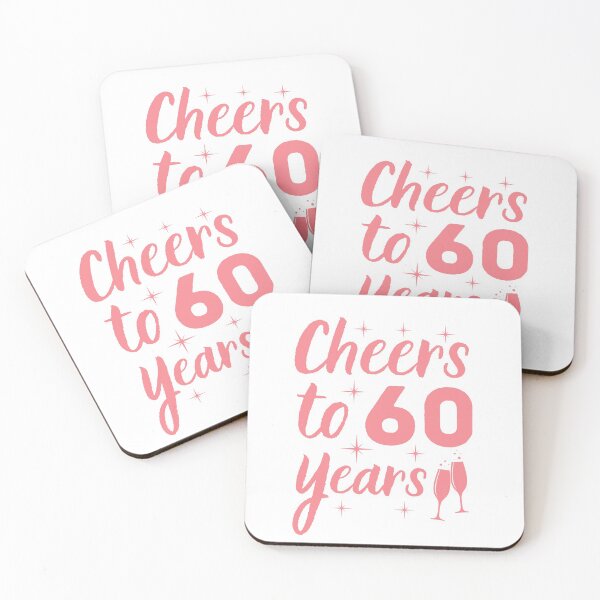 Item preview, Cheers to 60 Years | 60th Birthday designed and sold by Presto Prints Design.