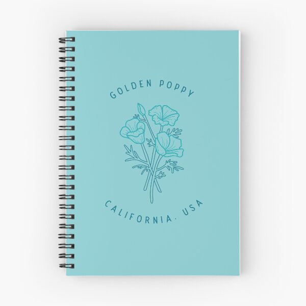 Item preview, California Golden Poppy State Flower - Blue designed and sold by Manda Creates.