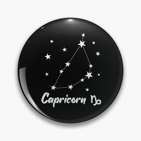 Item preview, Capricorn Zodiac Star Constellation White Lines designed and sold by LaGode.