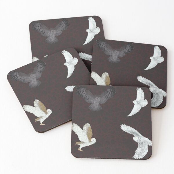 Item preview, Soaring Owls Black designed and sold by Ashley Gagnon.