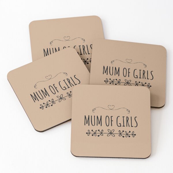 Item preview, Mum of girls, motherhood, mother designed and sold by MarJul.
