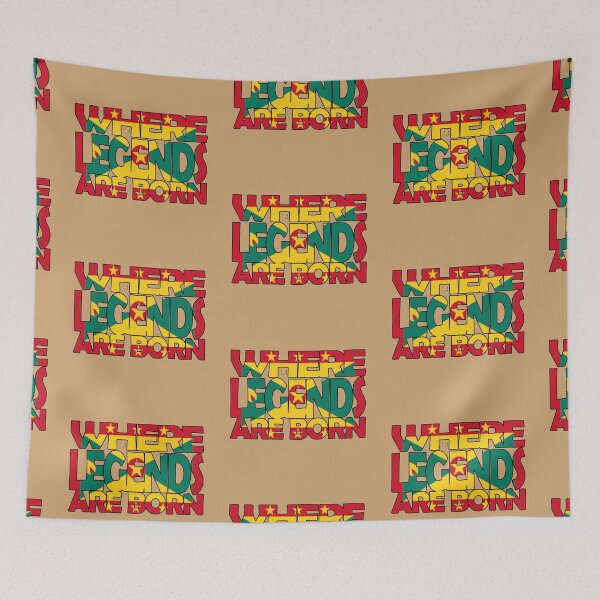 Item preview, Grenada Flag - Where Legends Are Born - Grenadians - Soca Mode designed and sold by Soca-Mode.