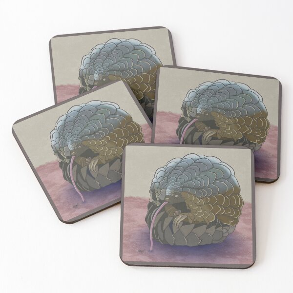 Item preview, Pangolin Eating Ants - Wildlife Art designed and sold by Shawn Ballard.