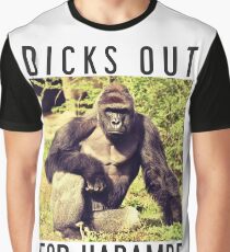 Dicks Out For Harambe Graphic T-Shirt