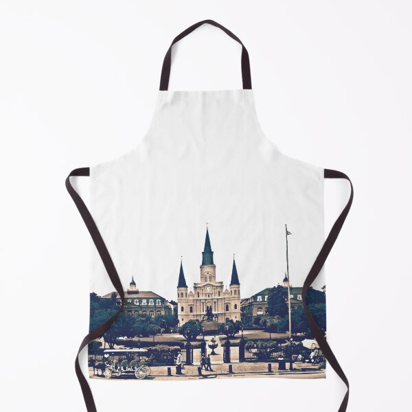 New Orleans Jackson Square Iconic Nola French Quarter Cityscape Travel Lifestyle Apron