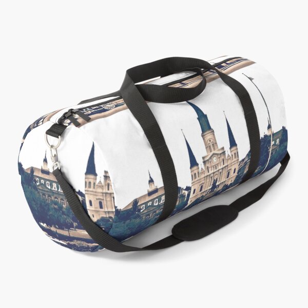New Orleans Jackson Square Iconic Nola French Quarter Cityscape Travel Lifestyle Duffle Bag