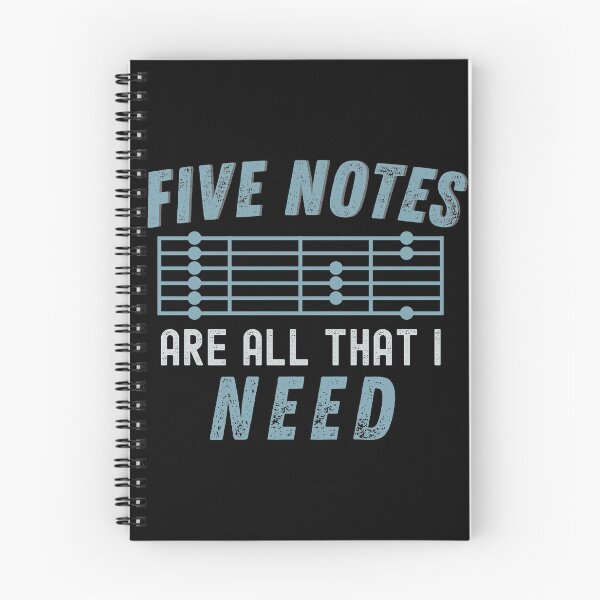 Item preview, 5 Notes Are All That I Need Minor Pentatonic Scale designed and sold by 12BarTees.