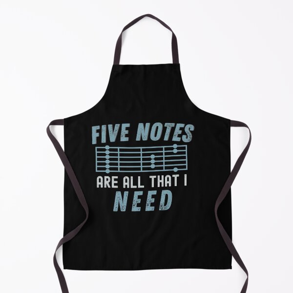 Item preview, 5 Notes Are All That I Need Minor Pentatonic Scale designed and sold by 12BarTees.