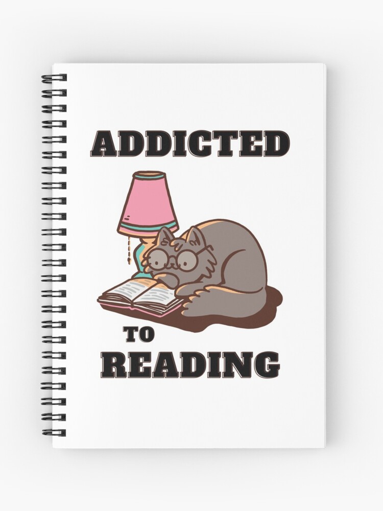 Thumbnail 1 of 3, Journal, Addicted to Reading  designed and sold by Jewelspride.