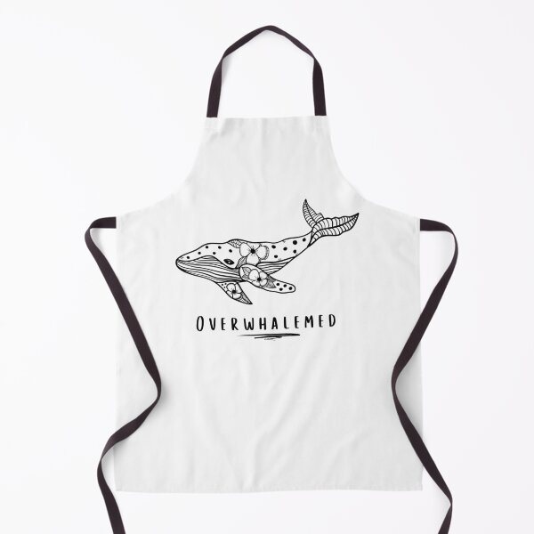 Item preview, Overwhalemed | Funny Whale Shirt designed and sold by Presto Prints Design.
