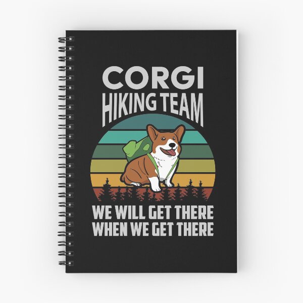 Item preview, Dog Lover Hiking Shirt Corgi Hiking Team designed and sold by RoguePixel.