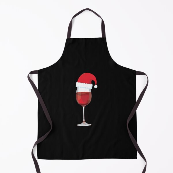 Item preview, Red Wine Glass With Santa Claus Hat Merry Winemas Christmas designed and sold by elviakenni.