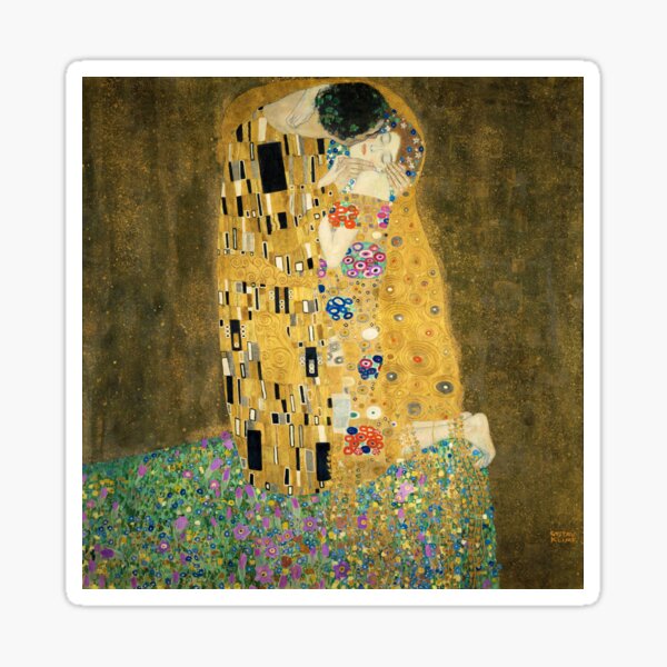 'The Kiss' by Klimt (Reprint) Sticker