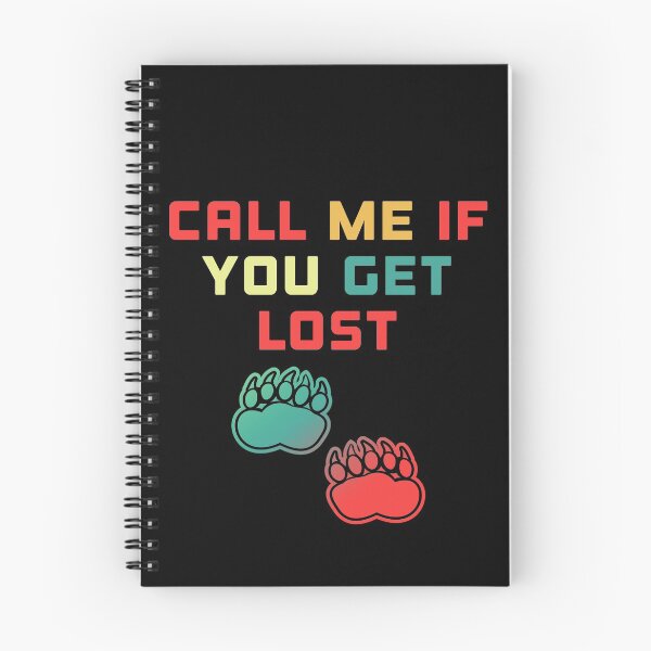 Item preview, Call Me If You Get Lost funny Vintage retro colorful Bear footprints designed and sold by hasondx.