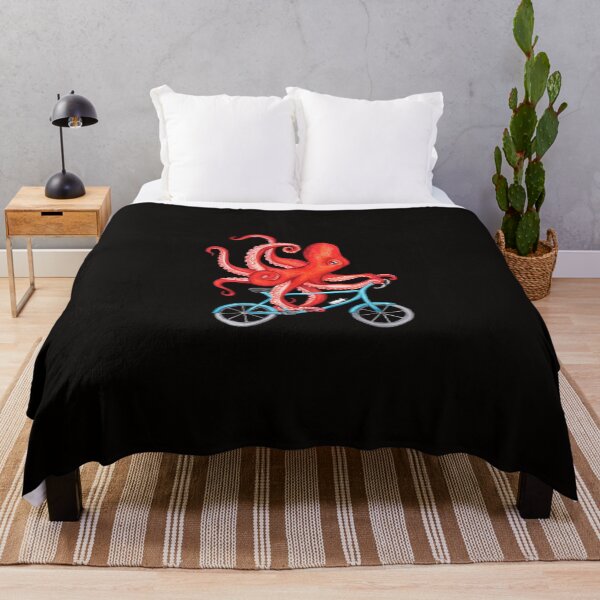 Item preview, Cycling octopus Relaxed Fit T-Shirt designed and sold by Lancestorey.