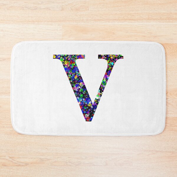 Item preview, Letter V Paint Splatter designed and sold by Handstand365.