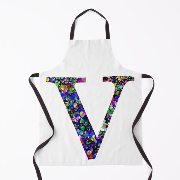 Item preview, Letter V Paint Splatter designed and sold by Handstand365.