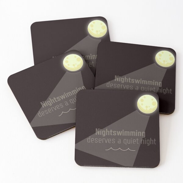 Item preview, Nightswimming deserves a quiet night designed and sold by KaydeeDrinkwine.