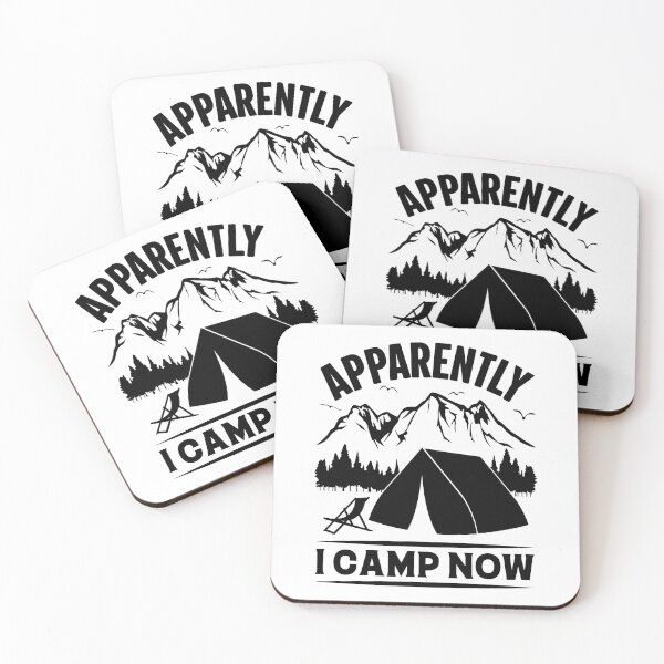 Item preview, Apparently I Camp Now | First Time Camper designed and sold by GravitiTees.