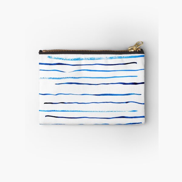 Item preview, Thin blue minimal Tiger stripes designed and sold by medinacreative.