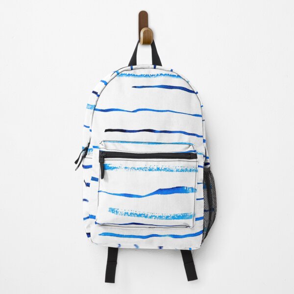 Item preview, Thin blue minimal Tiger stripes designed and sold by medinacreative.