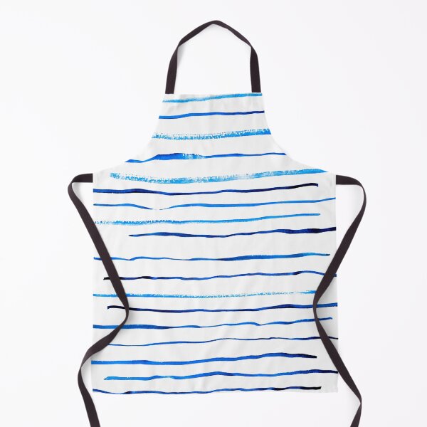 Item preview, Thin blue minimal Tiger stripes designed and sold by medinacreative.